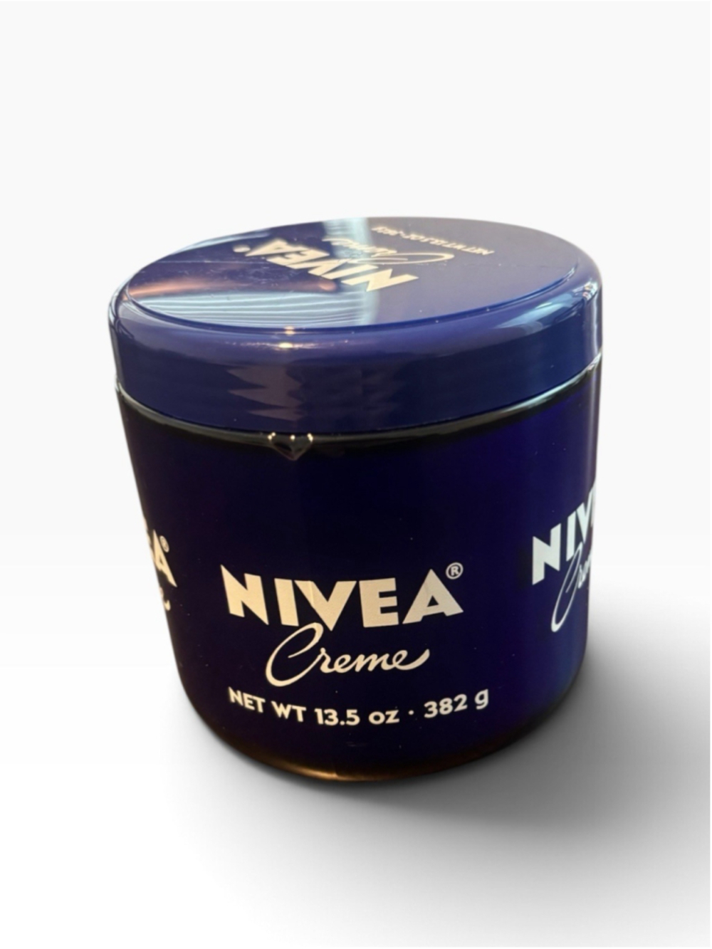 Nivea Crème for Face, Hands and Body Glass Jar Net Wt 13.5 ounce 382 grams